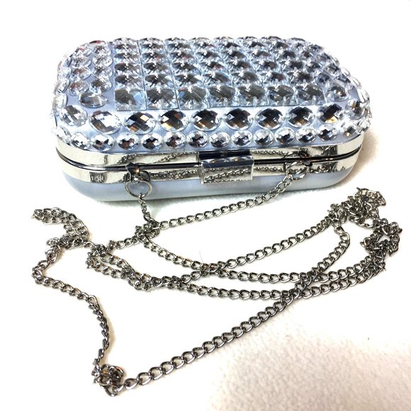 Jeweled Crossbody Clutch Purse - Picture 3 of 6